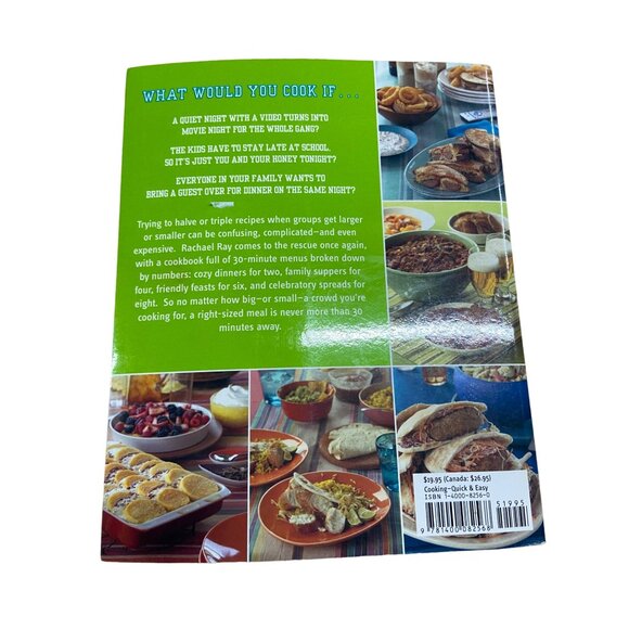 Rachael Ray 2,4,6,8 Cookbook Quick & Easy Meals Food Network Circa 2006 - Picture 2 of 8